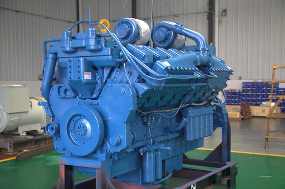 1000-2000KW κινητήρας ντίζελ Συγκρότημα γεννήτριας ηλεκτρικής ενέργειας 1500 στροφές ανά λεπτό