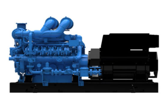 Συσκευή γεννήτριας φυσικού αερίου 700 kW SP700NGB/S με υψηλής απόδοσης κινητήρα αερίου Βιομηχανικός σιγαστήρας με δυνατότητα σιγαστήρα